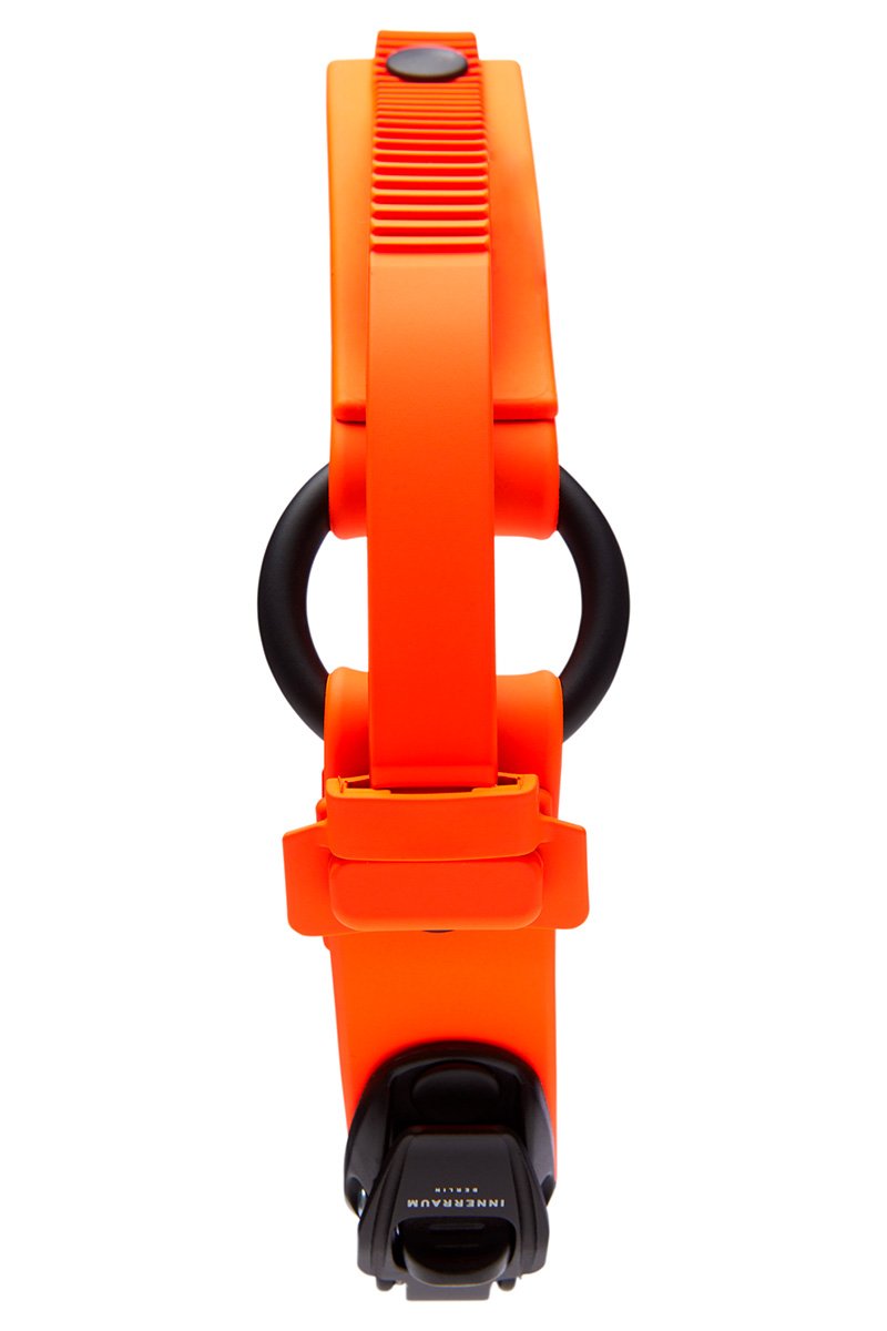Innerraum Berlin OBJECT B01 1-RING-BRACELET NEON ORANGE + BLACK MATT