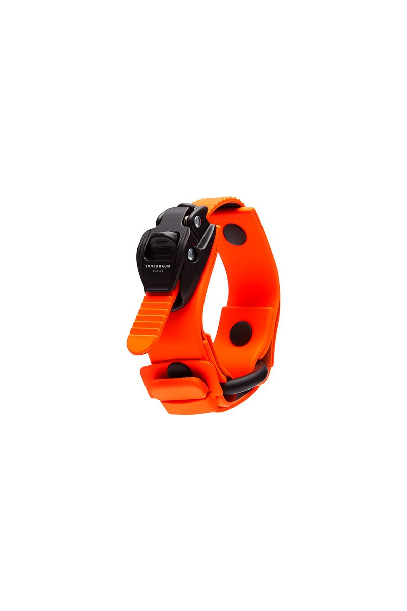 innerraum berlin OBJECT B01 1-RING-BRACELET NEON ORANGE + BLACK MATT