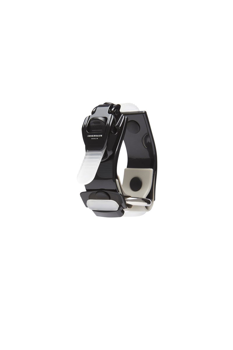 innerraum berlin OBJECT B01 1 RING BRACELET TRANSPARENT + WARM GRAY + BLACK SHINY + BLACK MATT