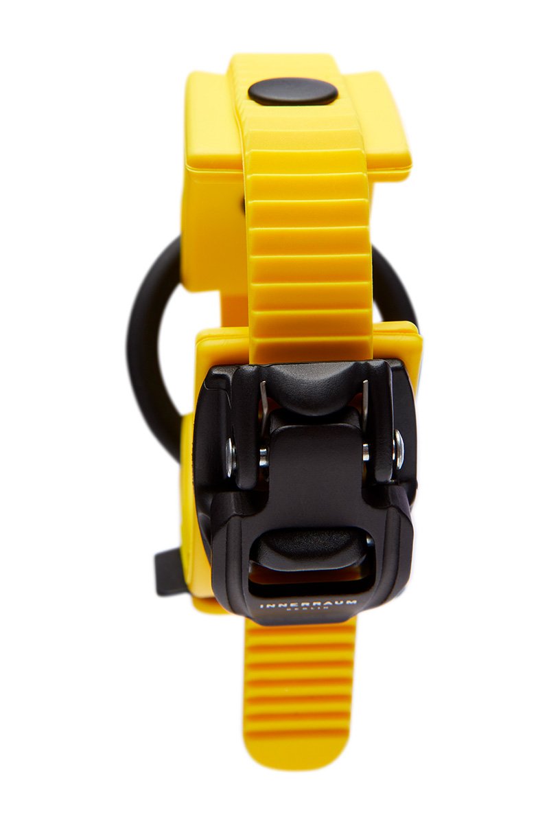 Innerraum Berlin OBJECT B01 1-RING-BRACELET YELLOW + BLACK MATT