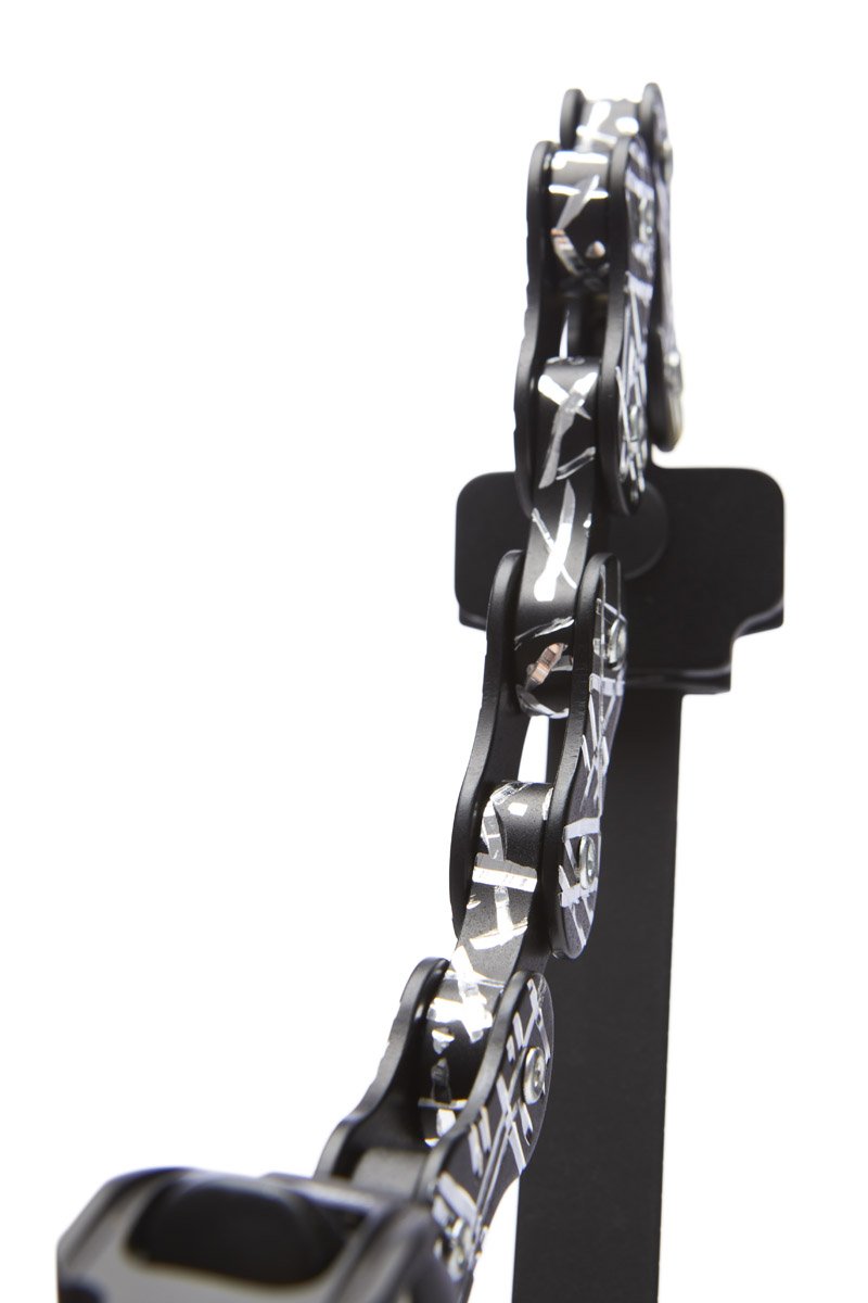 Innerraum Berlin OBJECT B06 BIKE CHAIN BRACELET – LARGE BLACK MATT + SILVER + BLACK MATT