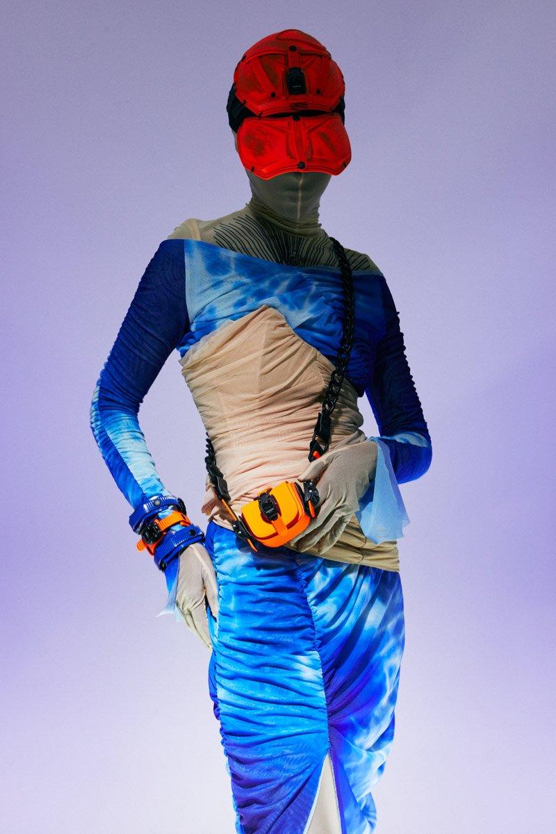 Innerraum Berlin OBJECT C01 NANO BAG NEON ORANGE + BLACK MATT