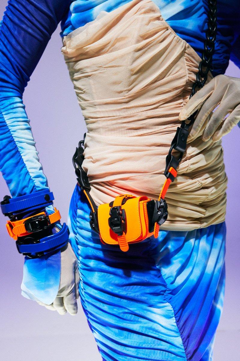 Innerraum Berlin OBJECT C01 NANO BAG NEON ORANGE + BLACK MATT