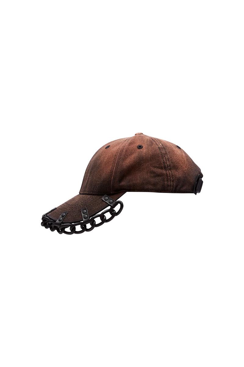 Innerraum Berlin OBJECT C14 CHAIN CAP DISTRESSED BLACK + BLACK MATT