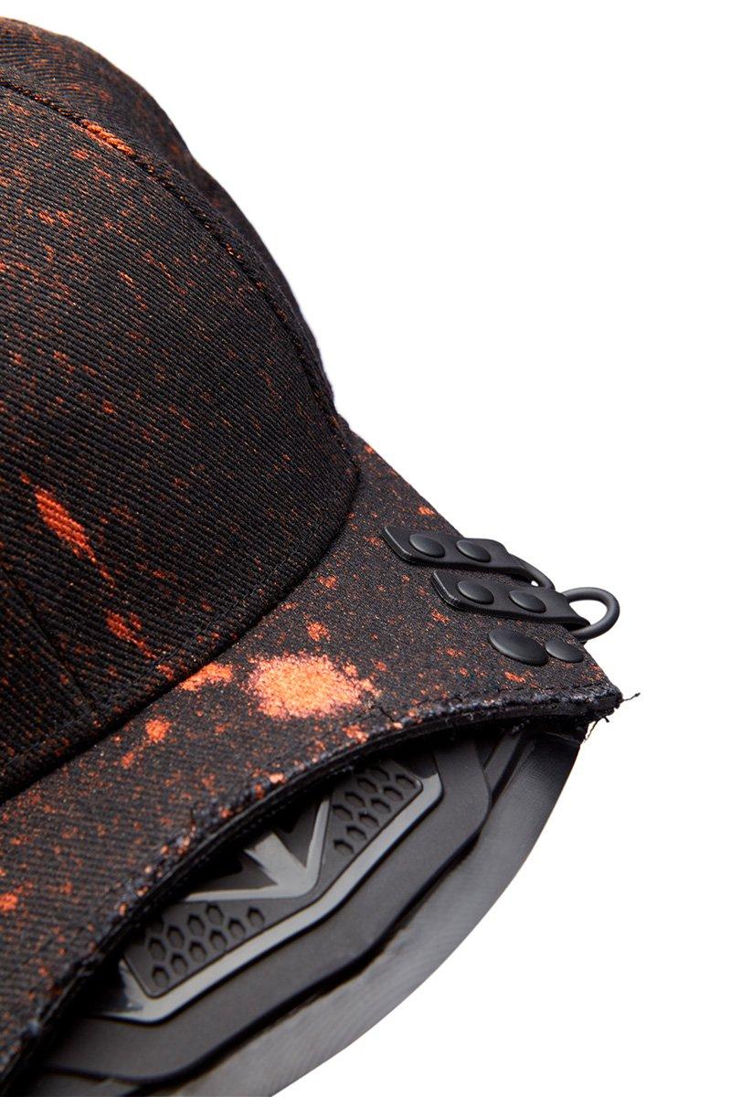 Innerraum Berlin OBJECT C52 CROPPED BASEBALL CAP ACID DROPS + BLACK MATT