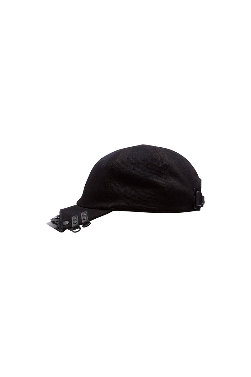 Innerraum Berlin OBJECT C52 CROPPED BASEBALL CAP BLACK + BLACK MATT