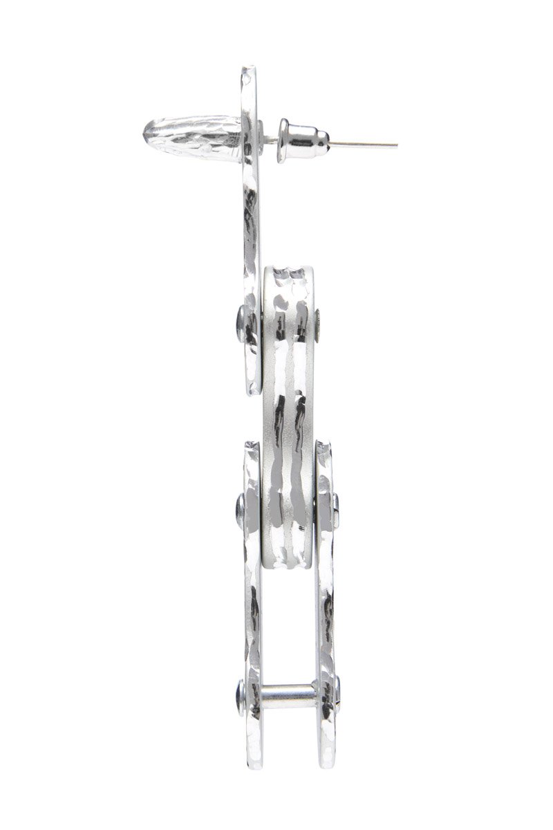 Innerraum Berlin OBJECT E10 BIKE CHAIN EARRING SILVER + SILVER