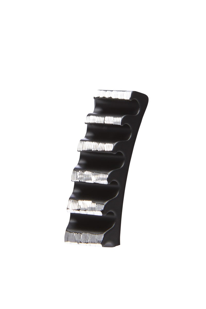 Innerraum Berlin OBJECT EA9 EARRING BLACK MATT + SILVER + SILVER