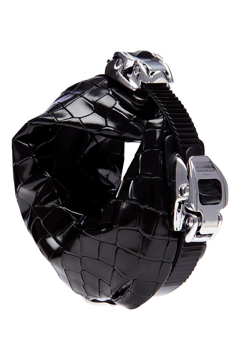 Innerraum Berlin OBJECT HM0 MICRO BAG – BRACELET BLACK SHINY + BLACK MATT