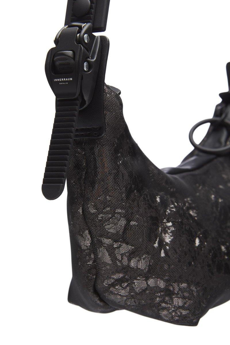 Innerraum Berlin OBJECT HM0 MICRO HALF MOON BAG META BLACK + BLACK MATT