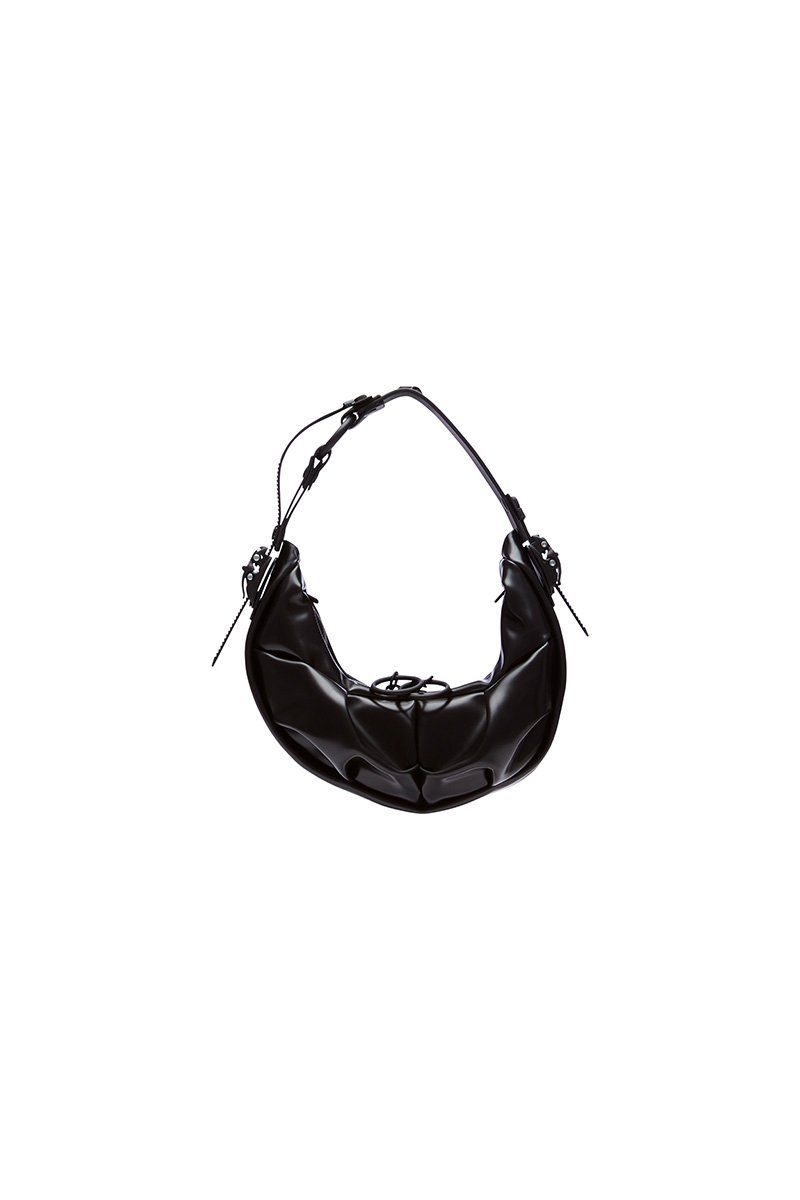 Innerraum Berlin OBJECT HM0 SMALL HALF MOON BAG BLACK MATT + BLACK MATT