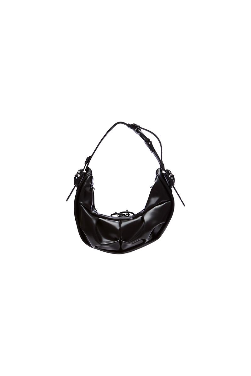 Innerraum Berlin OBJECT HM0 SMALL HALF MOON BAG BLACK MATT + BLACK MATT