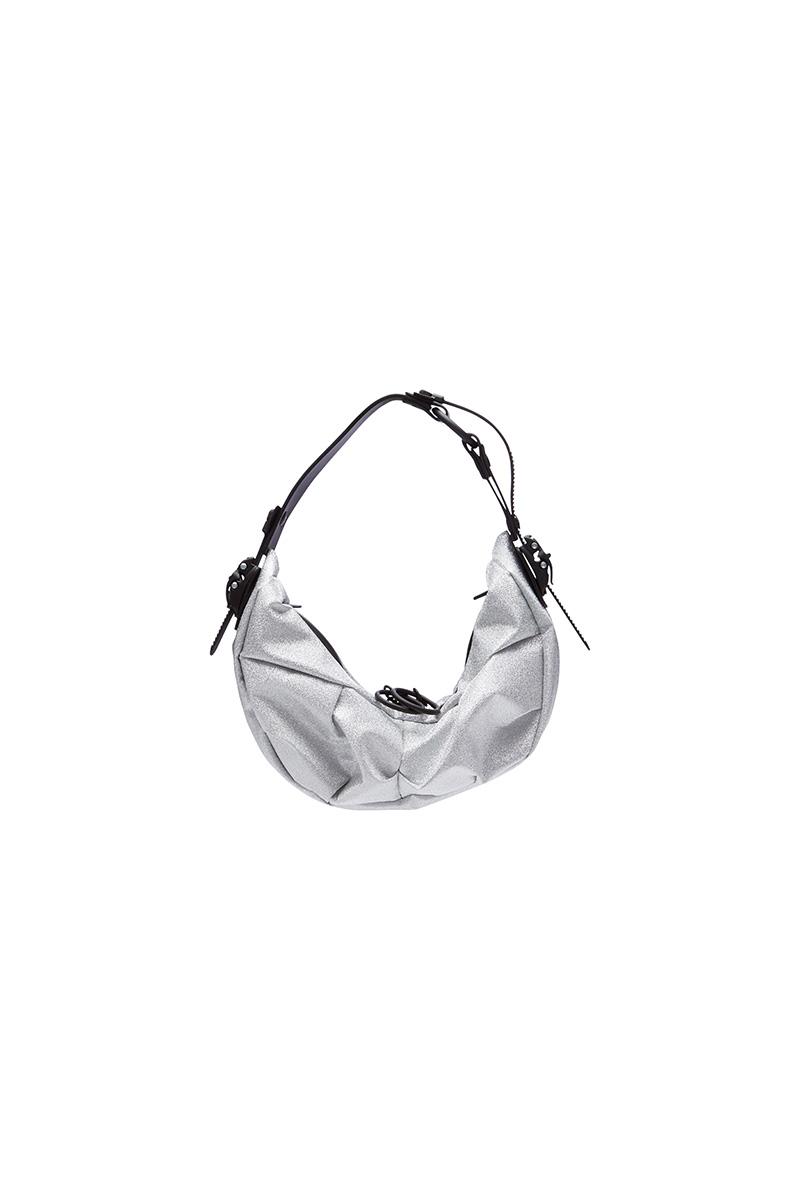 innerraum berlin OBJECT HM0 SMALL HALF MOON BAG STARDUST + BLACK MATT