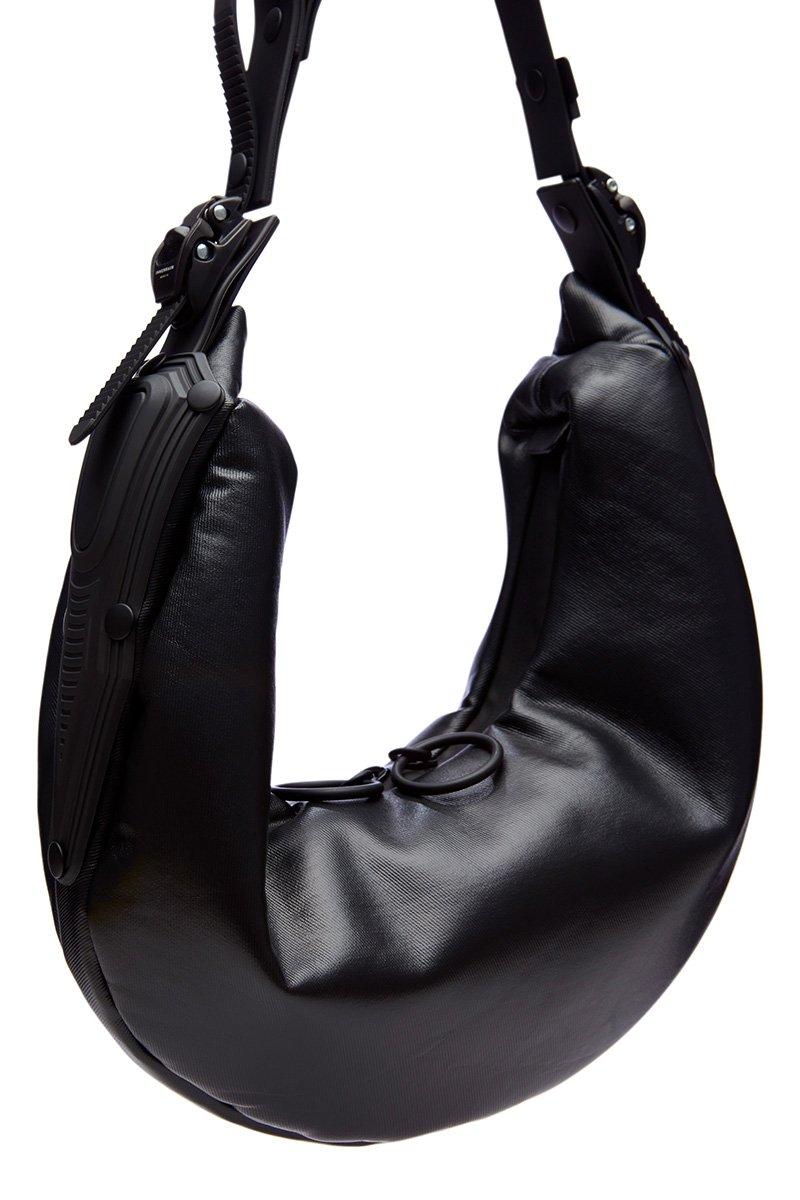 Innerraum Berlin OBJECT HM2 SMALL HALF MOON BAG BLACK + BLACK MATT