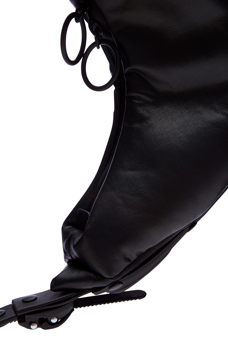Innerraum Berlin OBJECT HM2 SMALL HALF MOON BAG BLACK + BLACK MATT