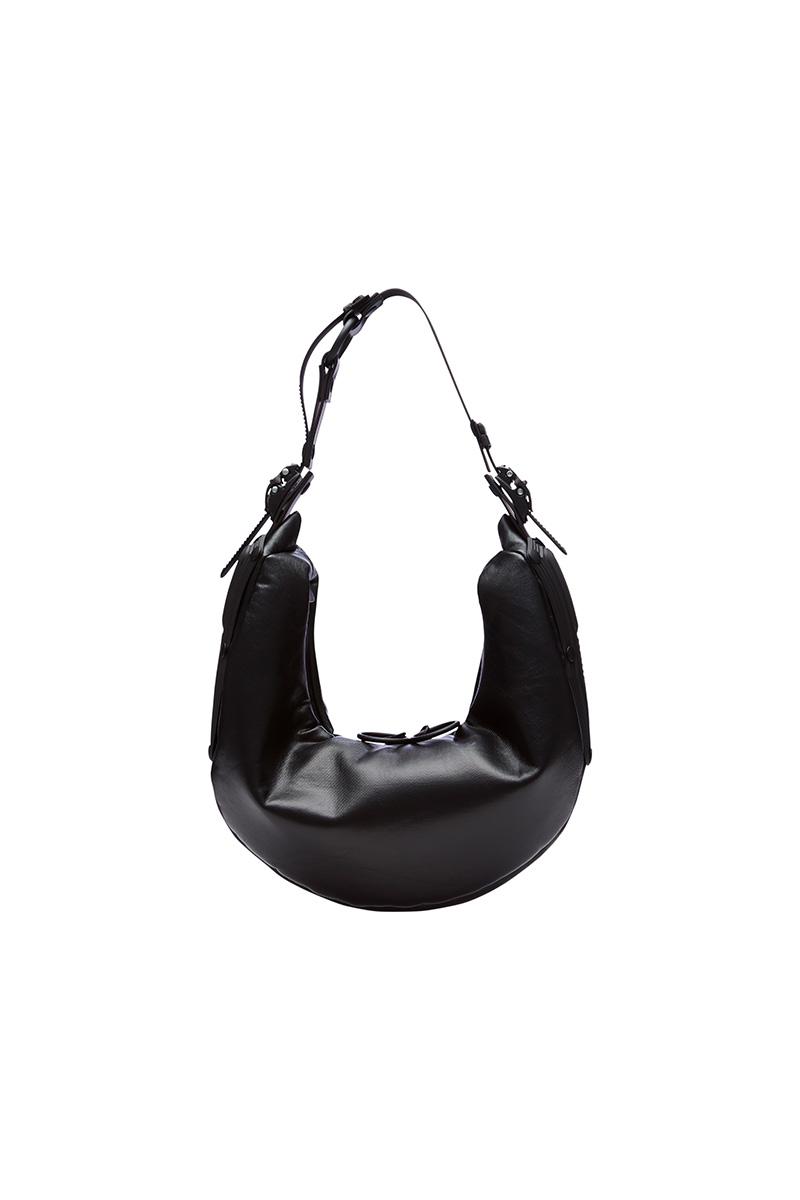 innerraum berlin OBJECT HM2 SMALL HALF MOON BAG BLACK + BLACK MATT