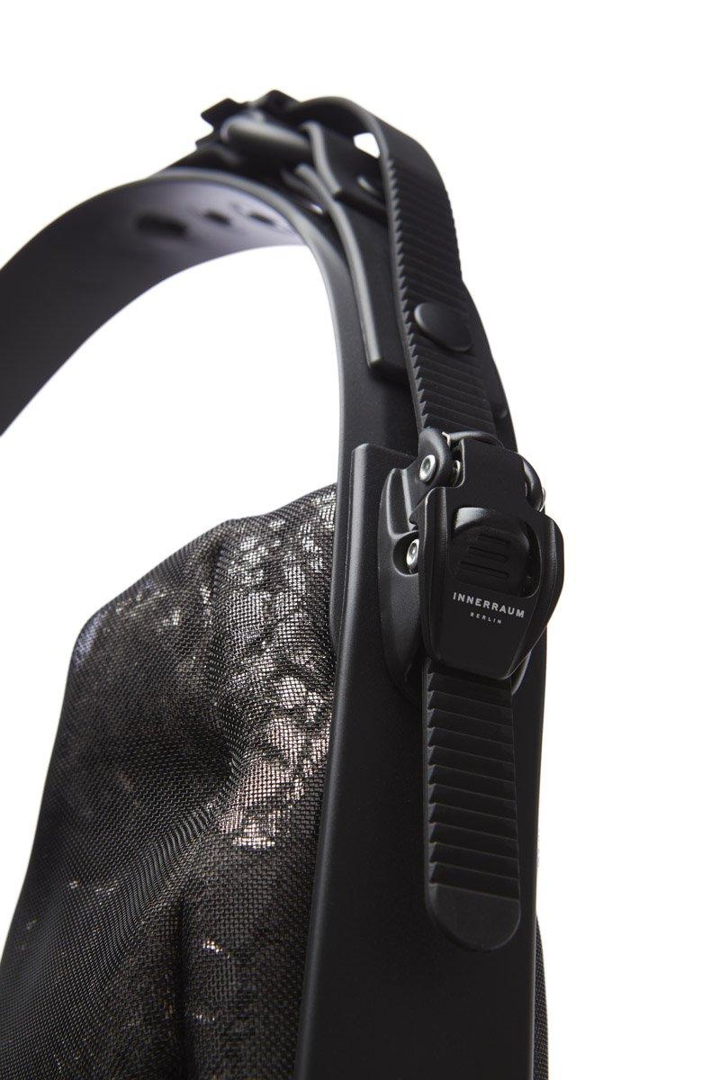Innerraum Berlin OBJECT HM2 SMALL HALF MOON BAG META BLACK + BLACK MATT