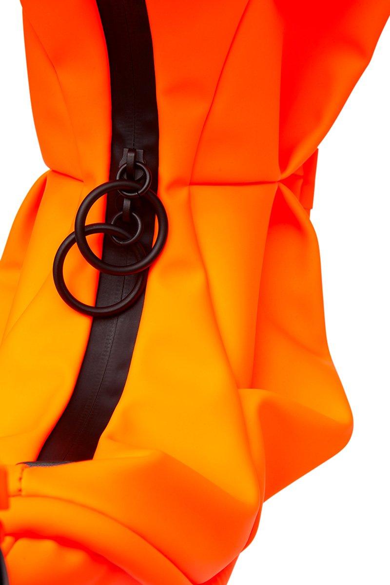 Innerraum Berlin OBJECT HM2 SMALL HALF MOON BAG NEON ORANGE + BLACK MATT