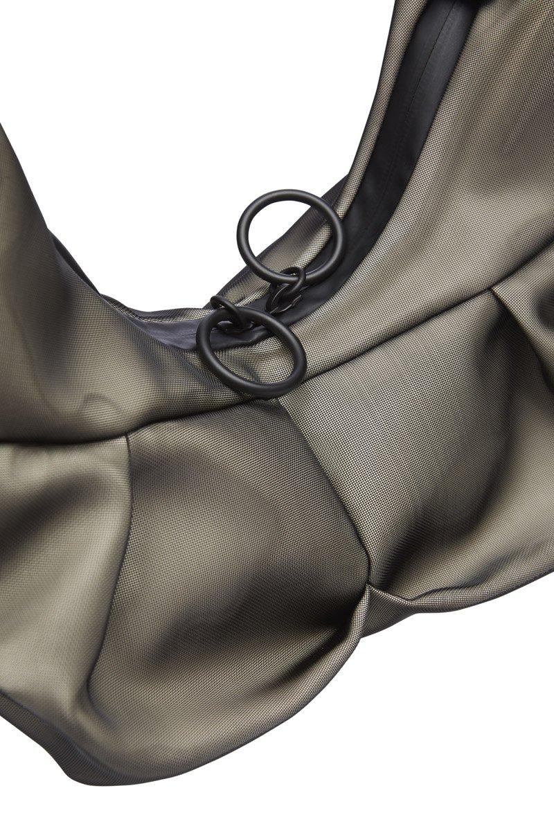 Innerraum Berlin OBJECT HM2 SMALL HALF MOON BAG WARM GRAY + BLACK MATT