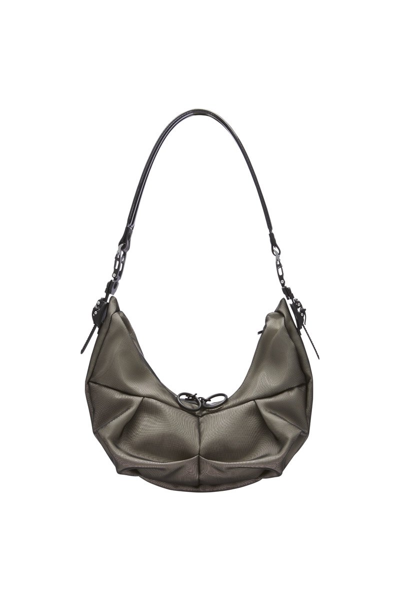 innerraum berlin OBJECT HM2 SMALL HALF MOON BAG WARM GRAY + BLACK MATT innerraum berlin OBJECT HM2 SMALL HALF MOON BAG WARM GRAY + BLACK MATT