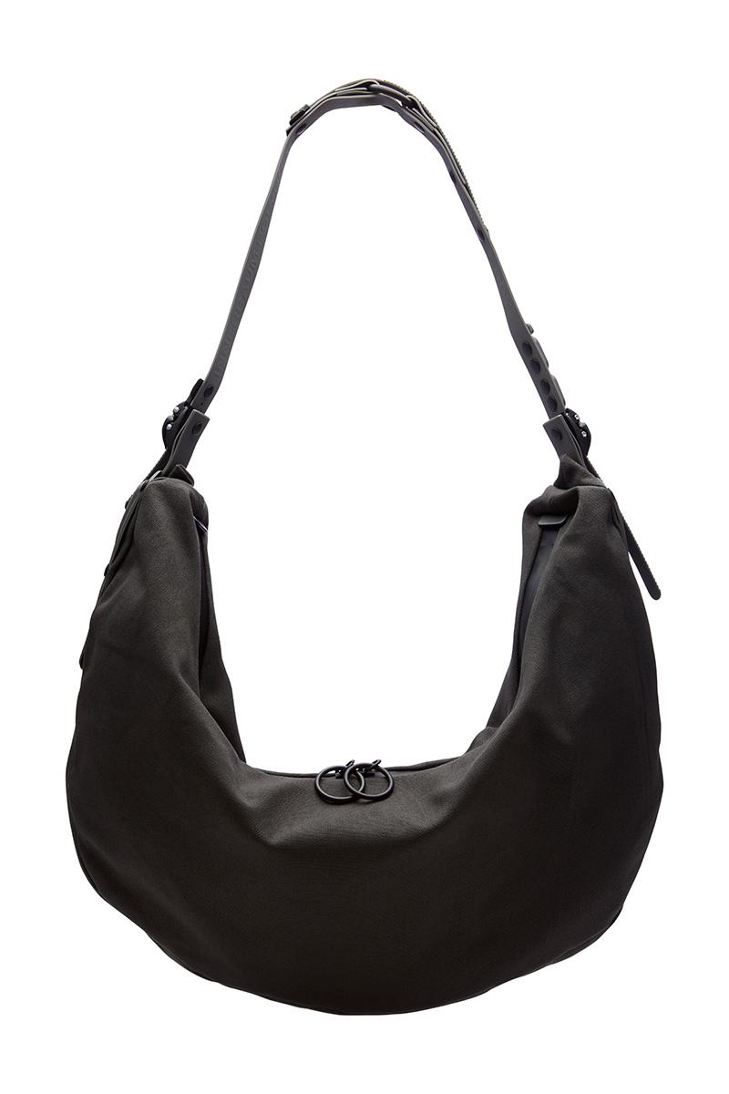 innerraum berlin OBJECT HM3 HALF MOON BAG CONCRETE + BLACK MATT
