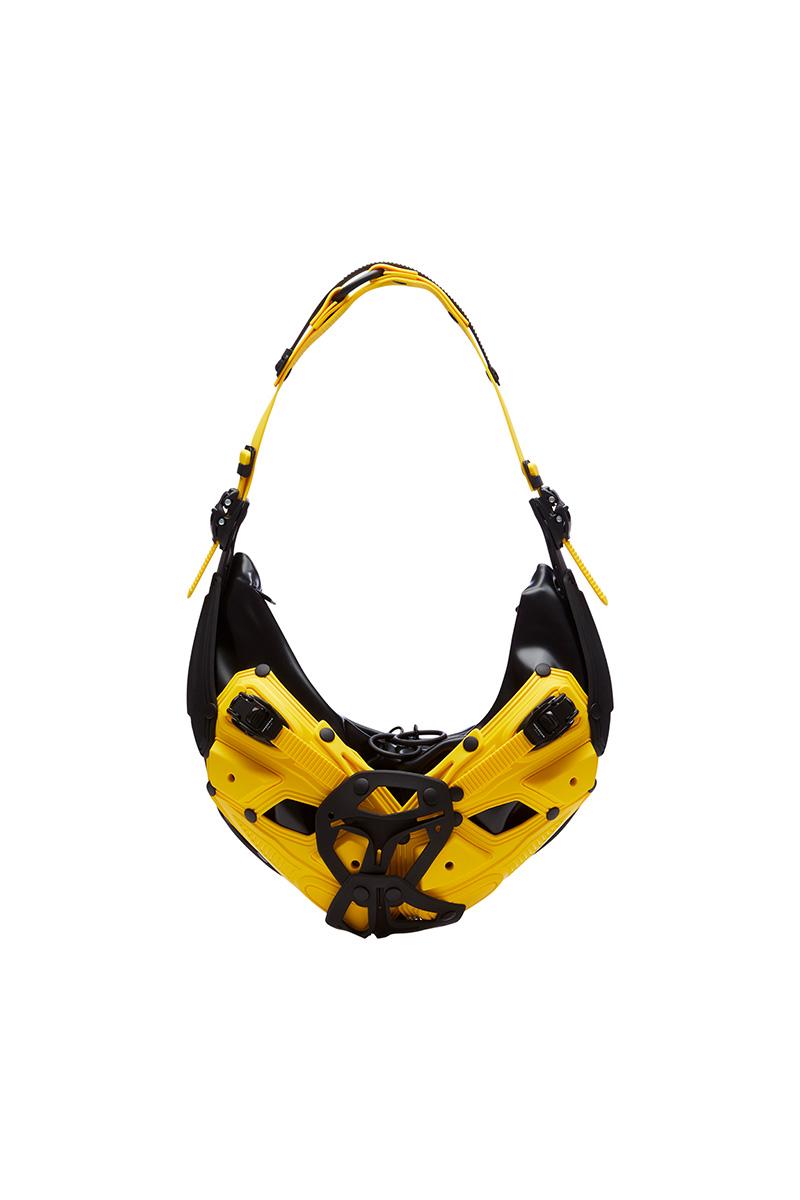 innerraum berlin OBJECT HM5 SHOULDER BAG YELLOW + BLACK MATT