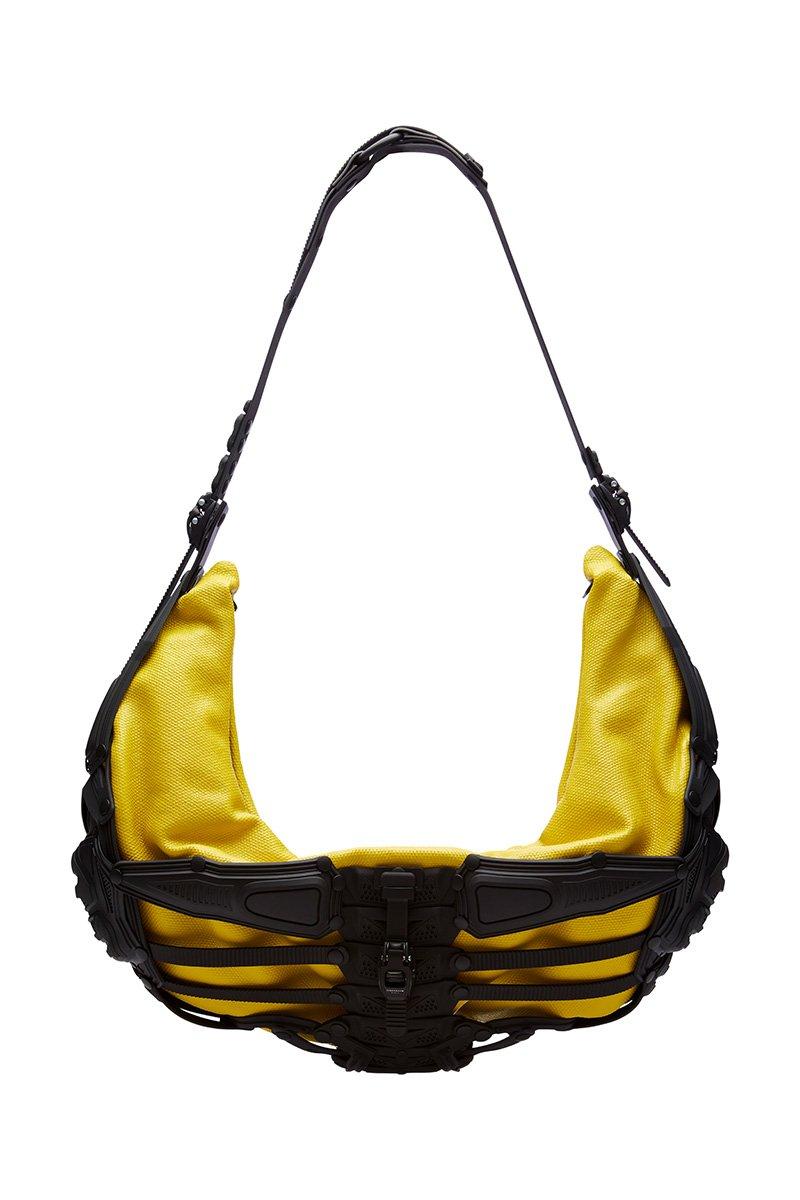 innerraum berlin OBJECT HM6 BIG SHOULDER BAG YELLOW + BLACK MATT