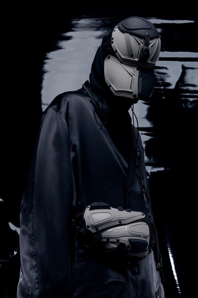 Innerraum Berlin OBJECT I02 CLUTCH / CROSSBODY BAG WARM GRAY + BLACK MATT