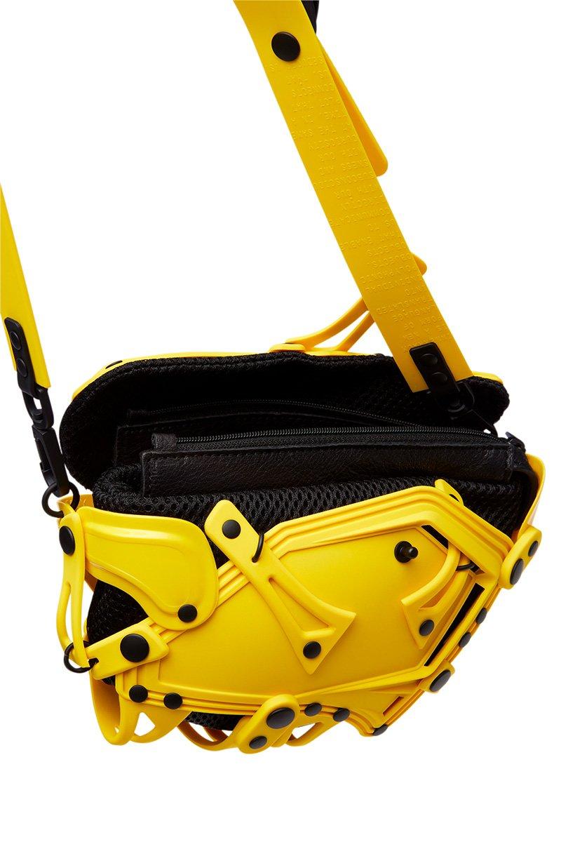 Innerraum Berlin OBJECT I14 SMARTPHONE BAG YELLOW + BLACK MATT