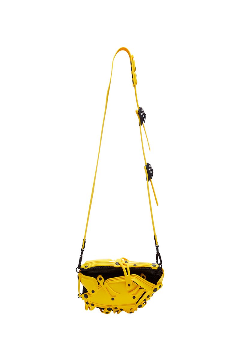 innerraum berlin OBJECT I14 SMARTPHONE BAG YELLOW + BLACK MATT