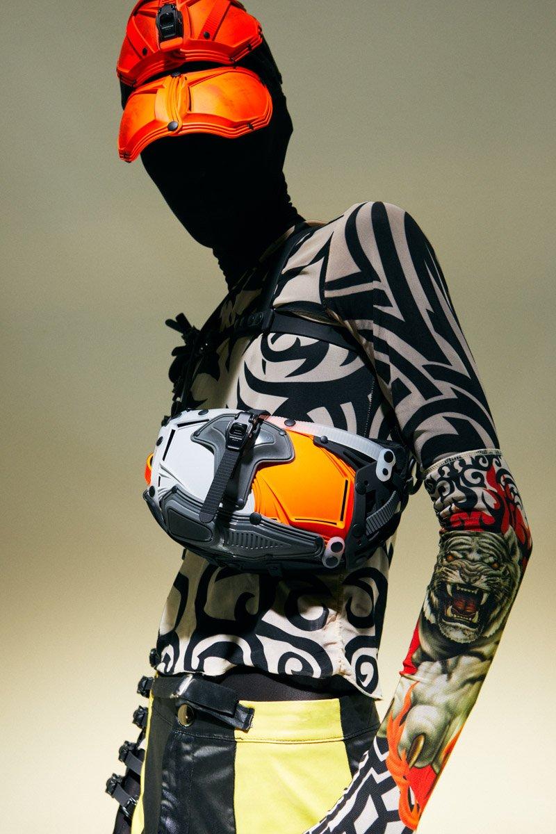 Innerraum Berlin OBJECT I30 FANNY PACK / CROSSBODY BAG PATCHWORK + BLACK MATT