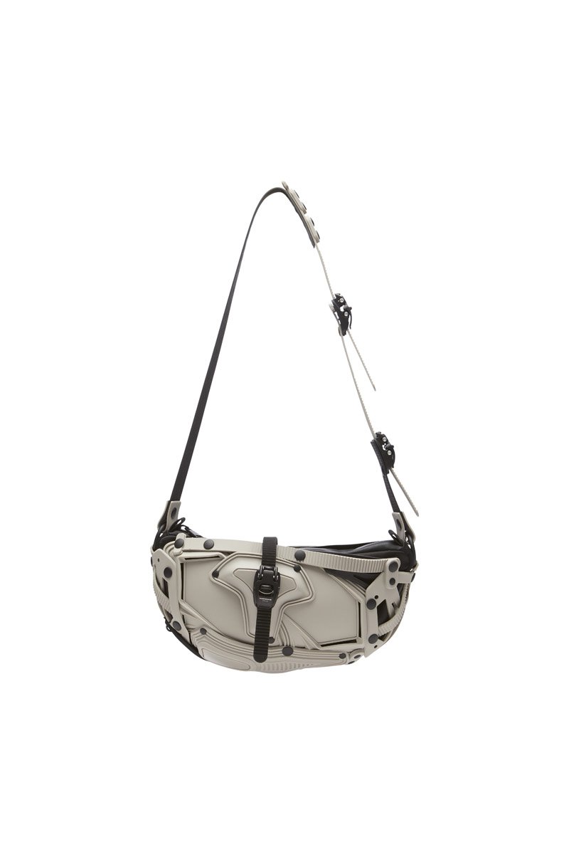 innerraum berlin OBJECT I30 FANNY PACK / CROSSBODY BAG WARM GRAY + BLACK MATT