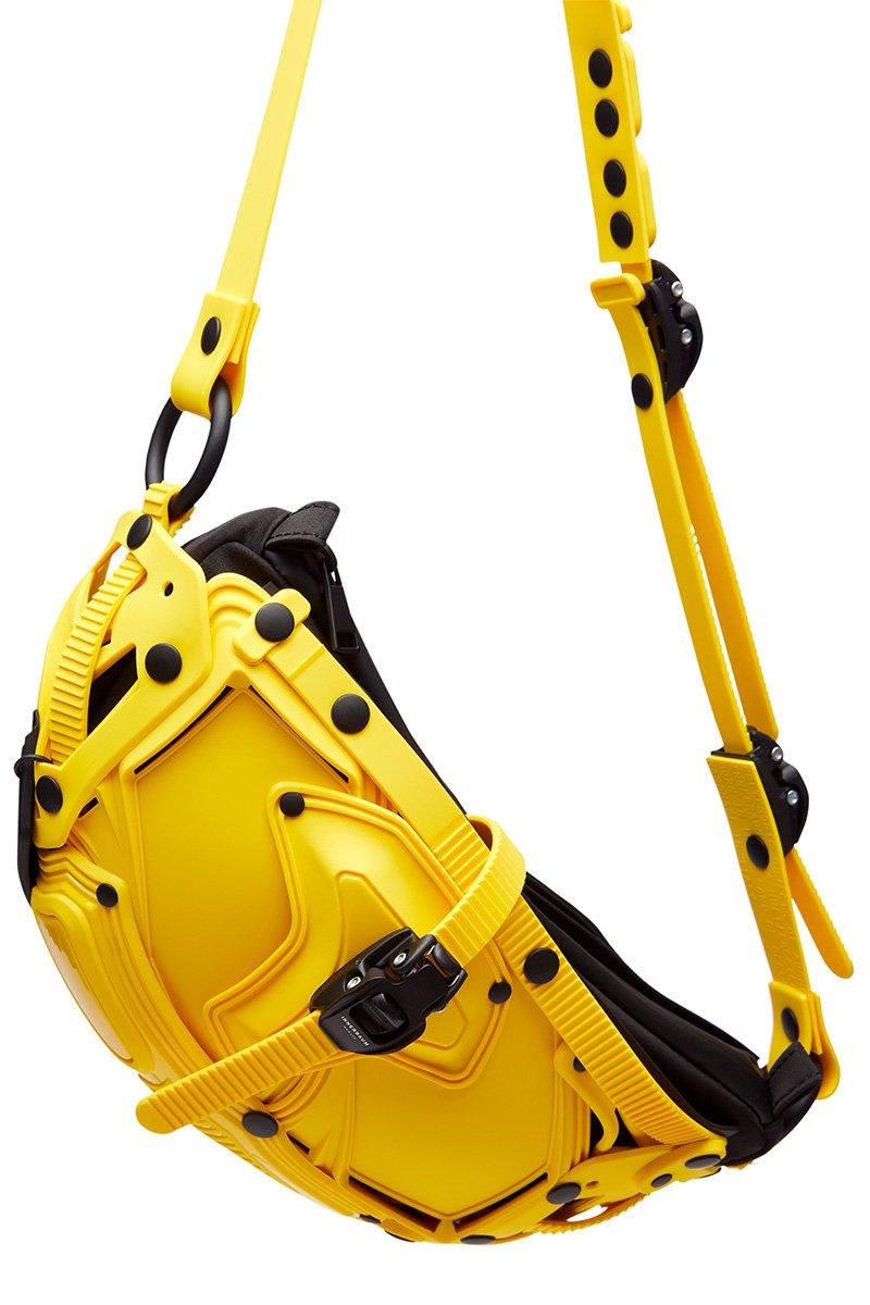 Innerraum Berlin OBJECT I30 FANNY PACK / CROSSBODY BAG YELLOW + BLACK MATT