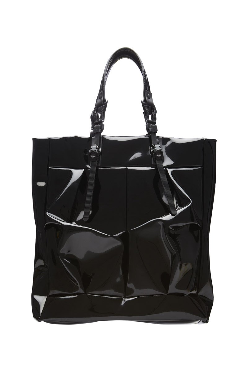 Innerraum Berlin OBJECT I94 VERTICAL TOTE BLACK SHINY 3D VINYL + BLACK MATT
