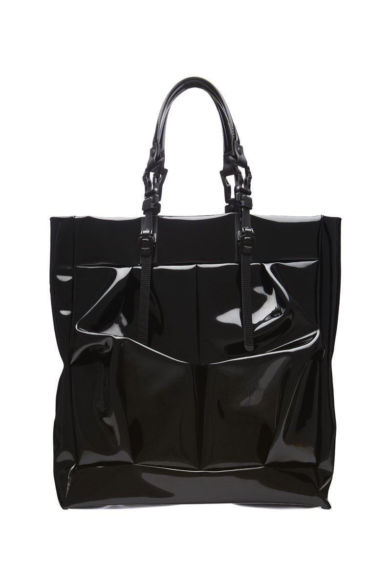 innerraum berlin OBJECT I94 VERTICAL TOTE BLACK SHINY 3D VINYL + BLACK MATT