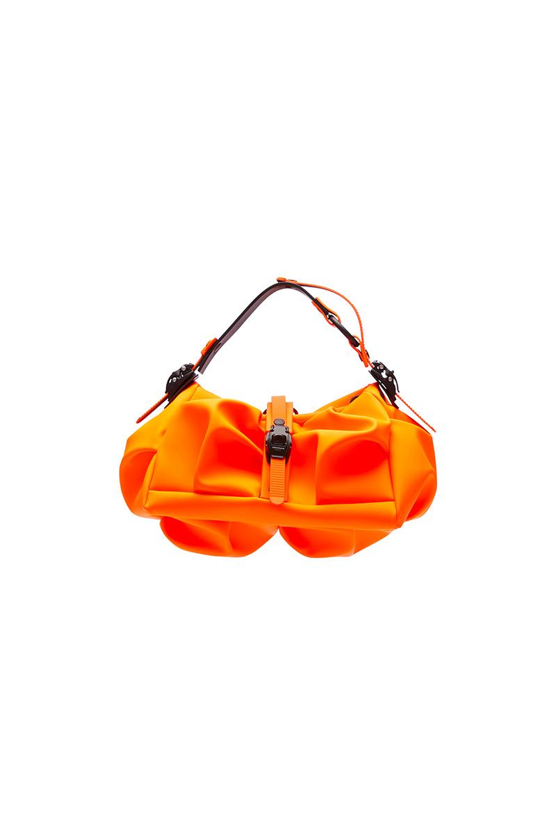 innerraum berlin OBJECT I96 CLOUD HANDBAG NEON ORANGE + BLACK MATT