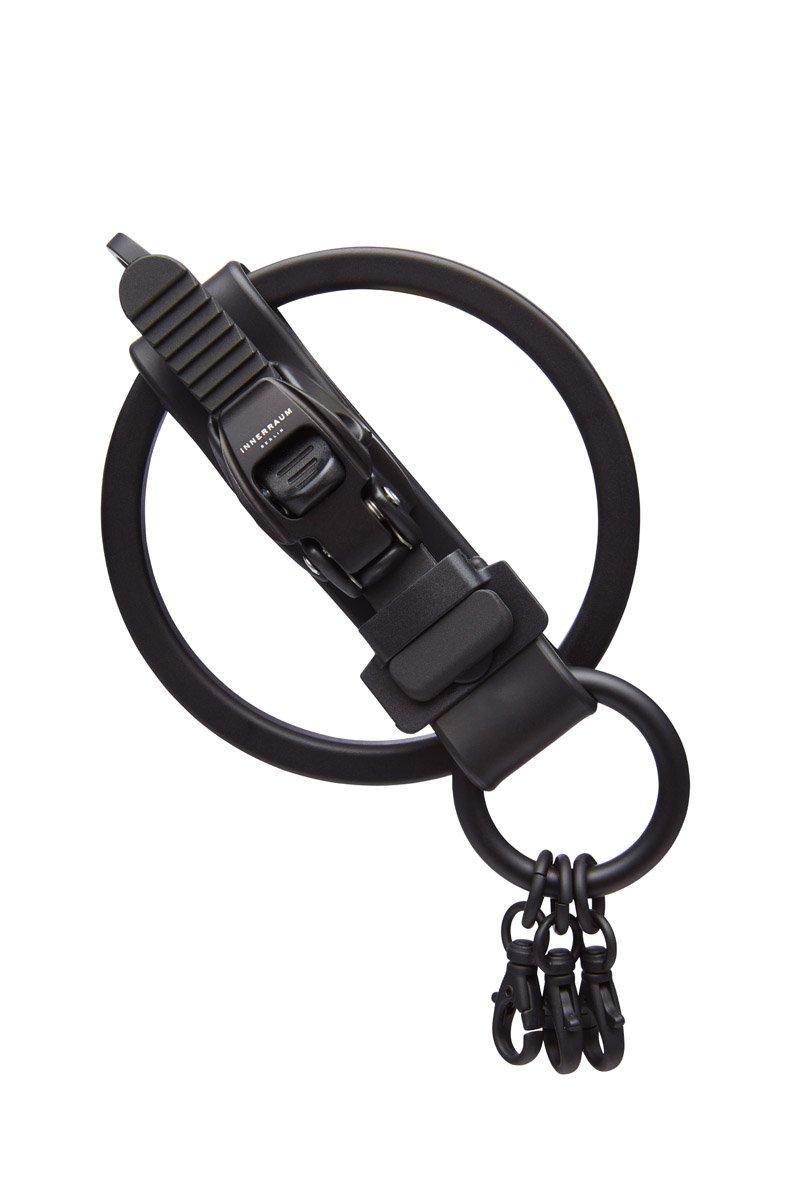 Innerraum Berlin OBJECT K01 KEYRING BLACK MATT + BLACK MATT