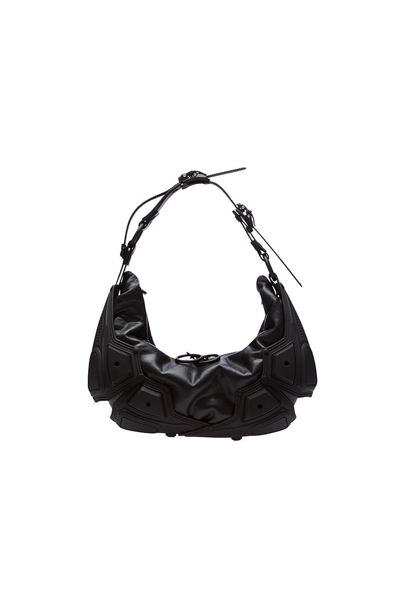 innerraum berlin OBJECT M02 SMALL HALF MOON BAG BLACK MATT + BLACK MATT