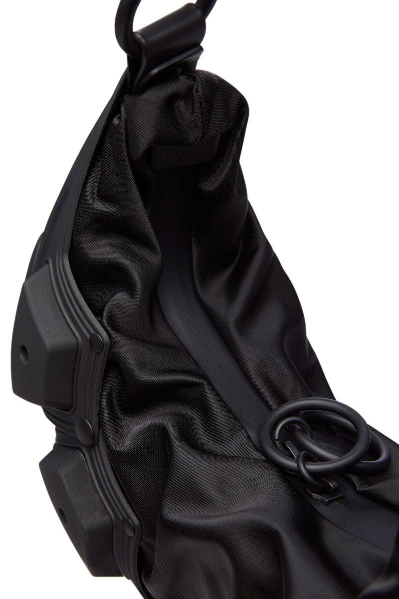 Innerraum Berlin OBJECT M02 SMALL HALF MOON BAG BLACK MATT - BOMBER NYLON + BLACK MATT