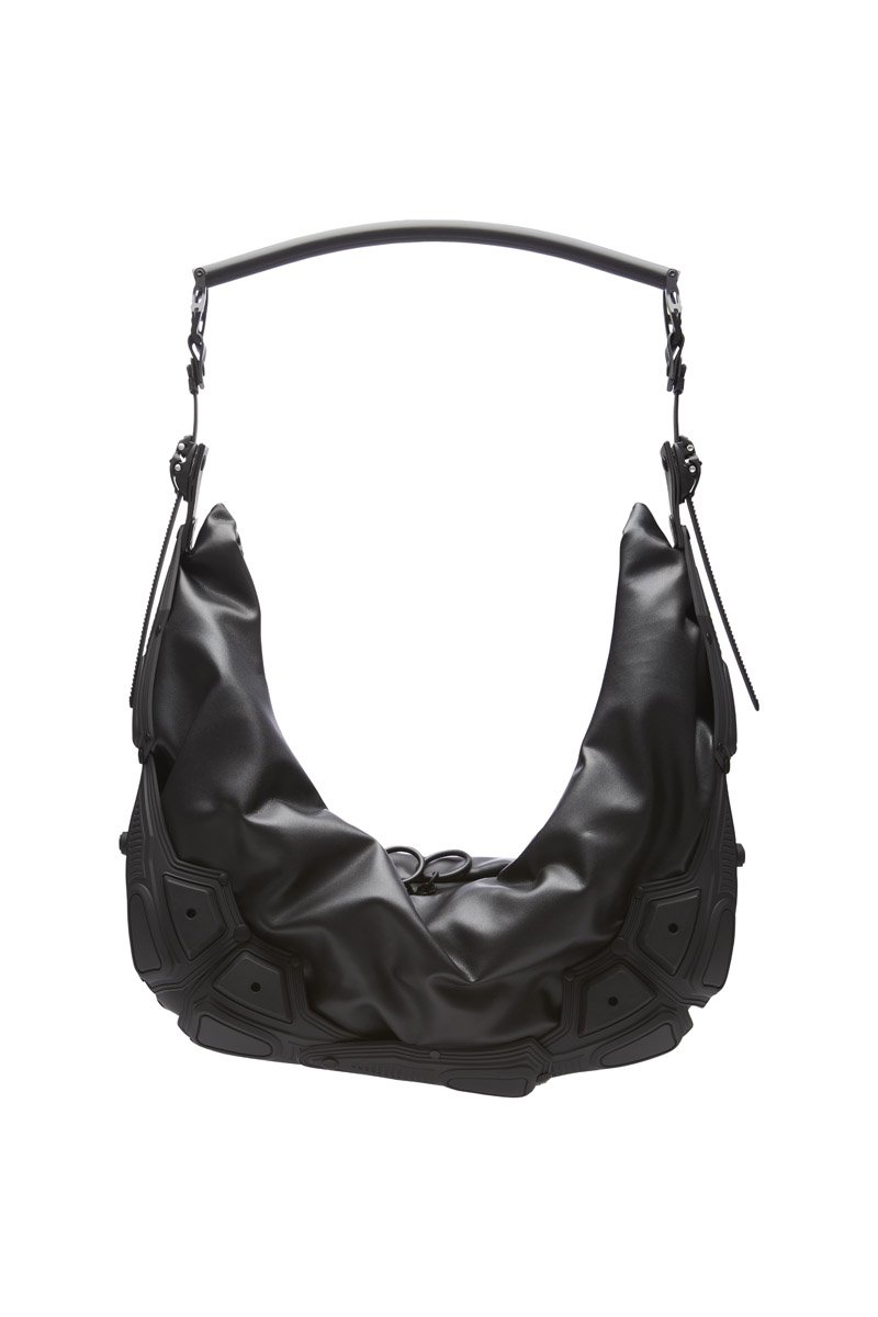 innerraum berlin OBJECT M03 HALF MOON BAG BLACK MATT + BLACK MATT