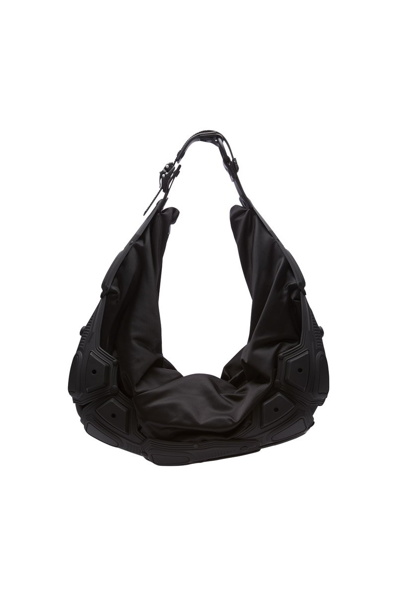 Innerraum Berlin OBJECT M03 HALF MOON BAG BLACK MATT - BOMBER NYLON + BLACK MATT