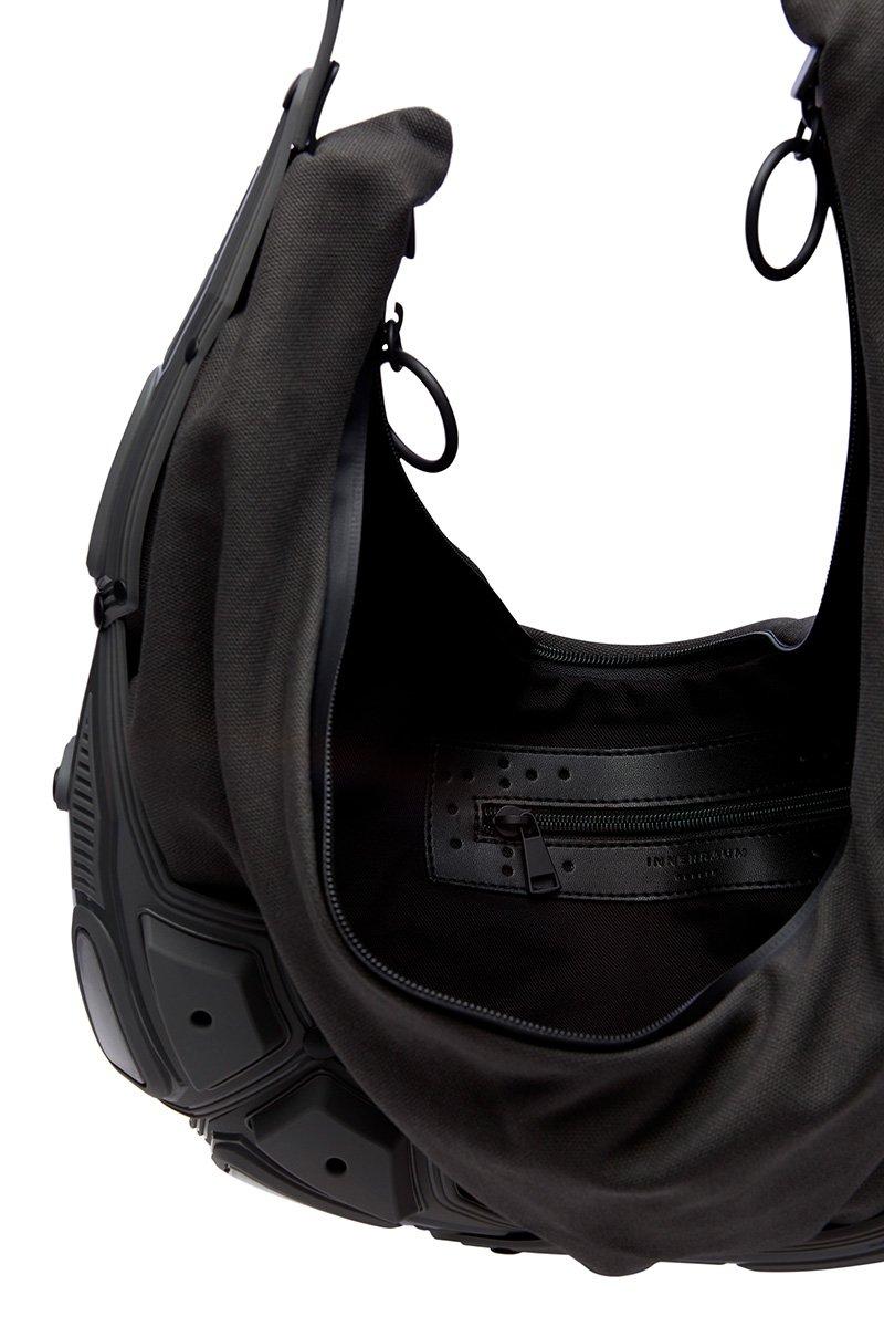 Innerraum Berlin OBJECT M03 HALF MOON BAG CONCRETE + BLACK MATT