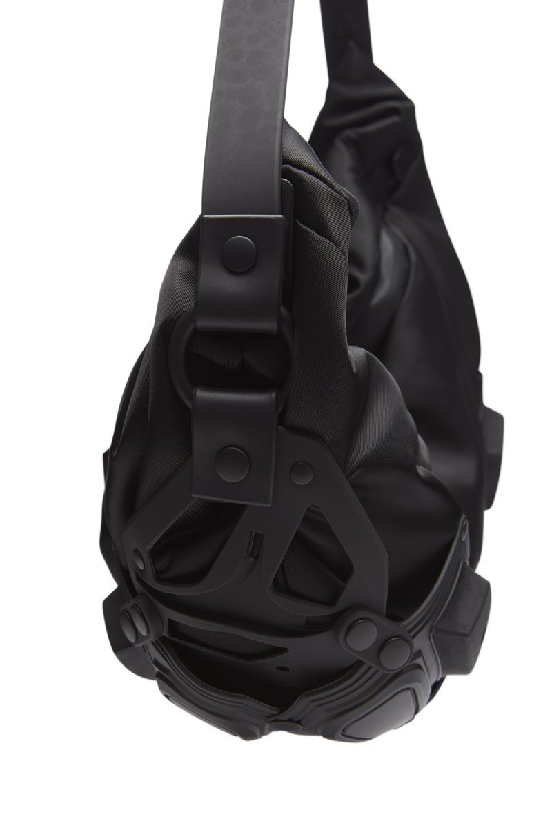 Innerraum Berlin OBJECT M07 CROSSBODY BAG / FANNY PACK BLACK MATT - BOMBER NYLON + BLACK MATT