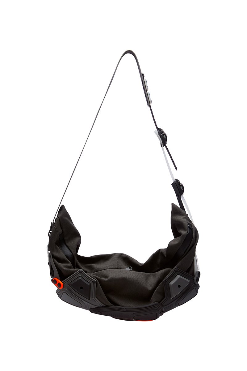 innerraum berlin OBJECT M07 CROSSBODY BAG / FANNY PACK PATCHWORK + BLACK MATT