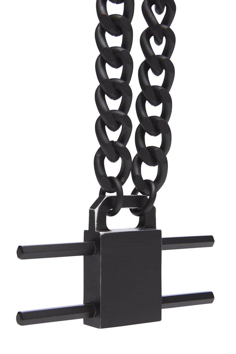 Innerraum Berlin OBJECT N10 ALLEN NECK CHAIN DISTRESSED BLACK MATT + BLACK MATT