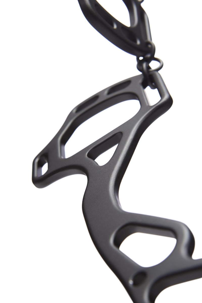 Innerraum Berlin OBJECT N12 HACKAMORE NECK CHAIN BLACK MATT + BLACK MATT