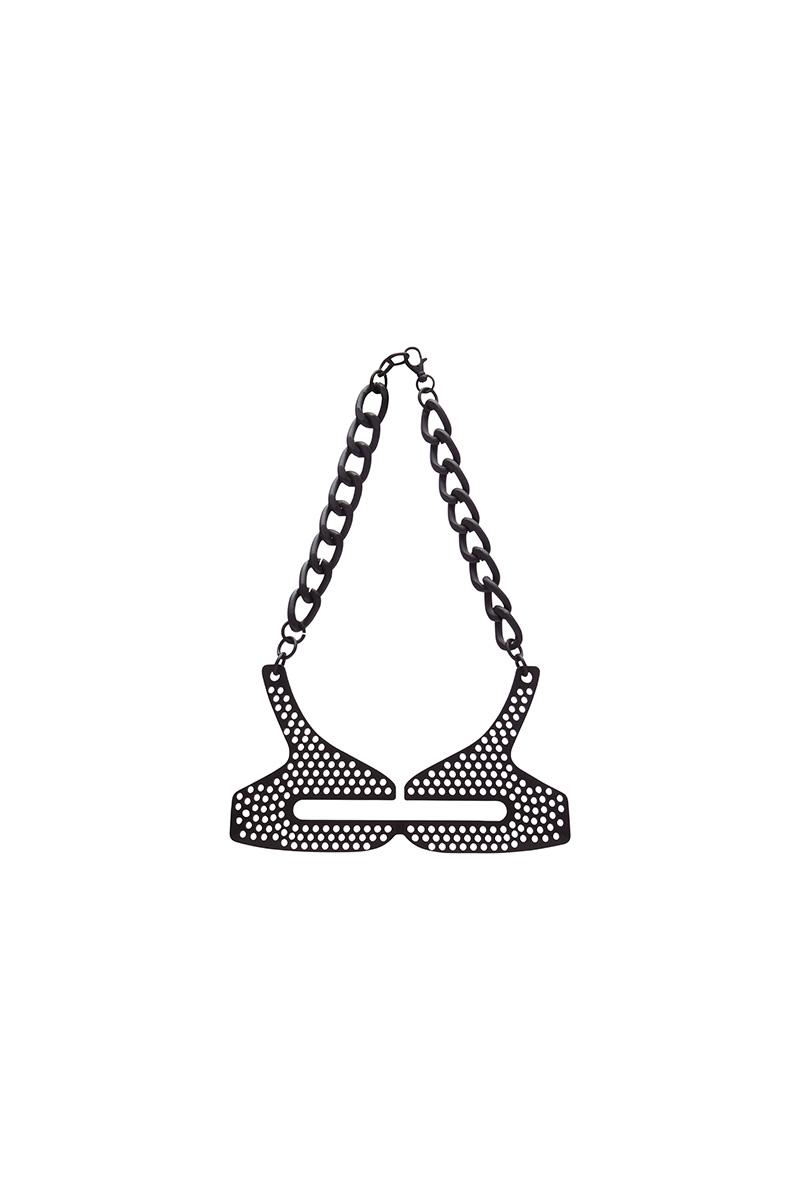 innerraum berlin OBJECT N15 TRIBAL PENDANT NECK CHAIN BLACK + BLACK MATT innerraum berlin OBJECT N15 TRIBAL PENDANT NECK CHAIN BLACK + BLACK MATT