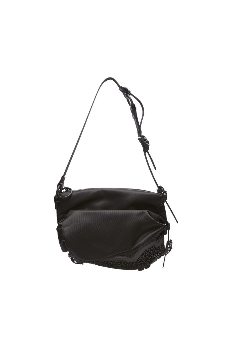 innerraum berlin OBJECT S05 MINI SHOPPER BLACK PUFFY BOMBER NYLON + BLACK MATT