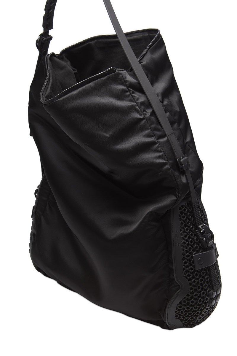 Innerraum Berlin OBJECT S06 HOBO BAG BLACK PUFFY BOMBER NYLON + BLACK MATT