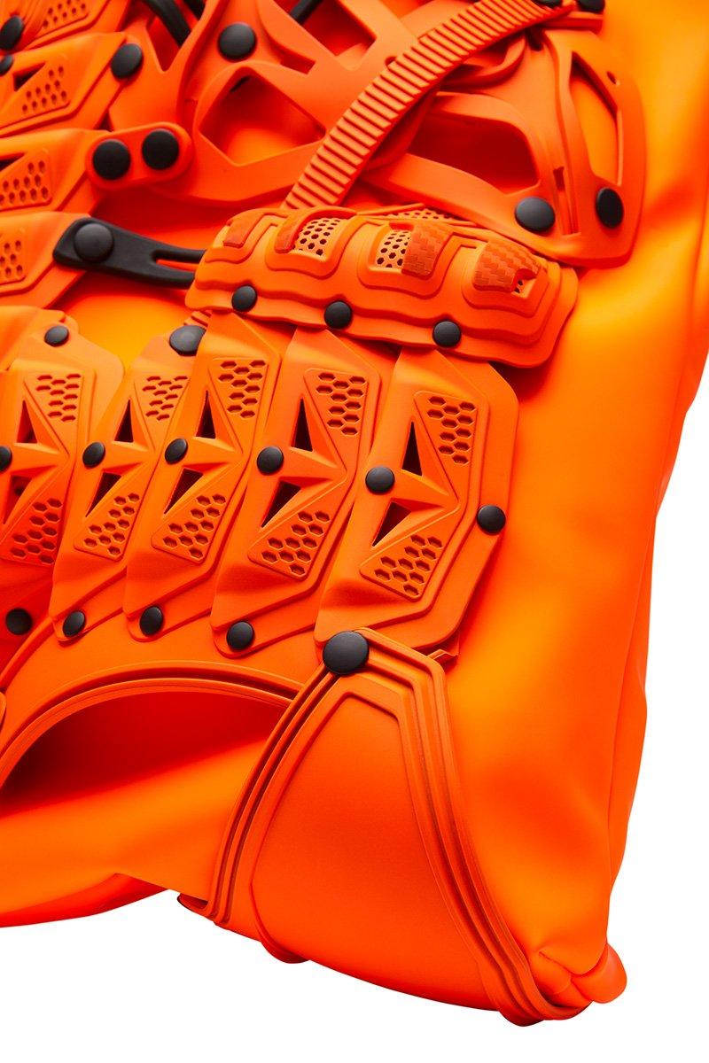 Innerraum Berlin OBJECT S12 SHOPPER NEON ORANGE + BLACK MATT